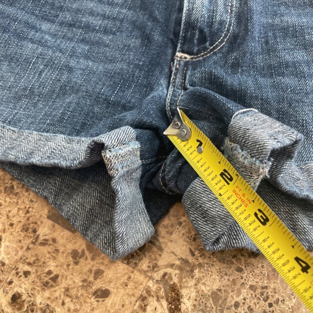 PAIGE JIMMY JIMMY SHORTS DENIM SZ 27 DISTRESSED CHIC BOHO ICONIC VERSATILE - Picture 8 of 13